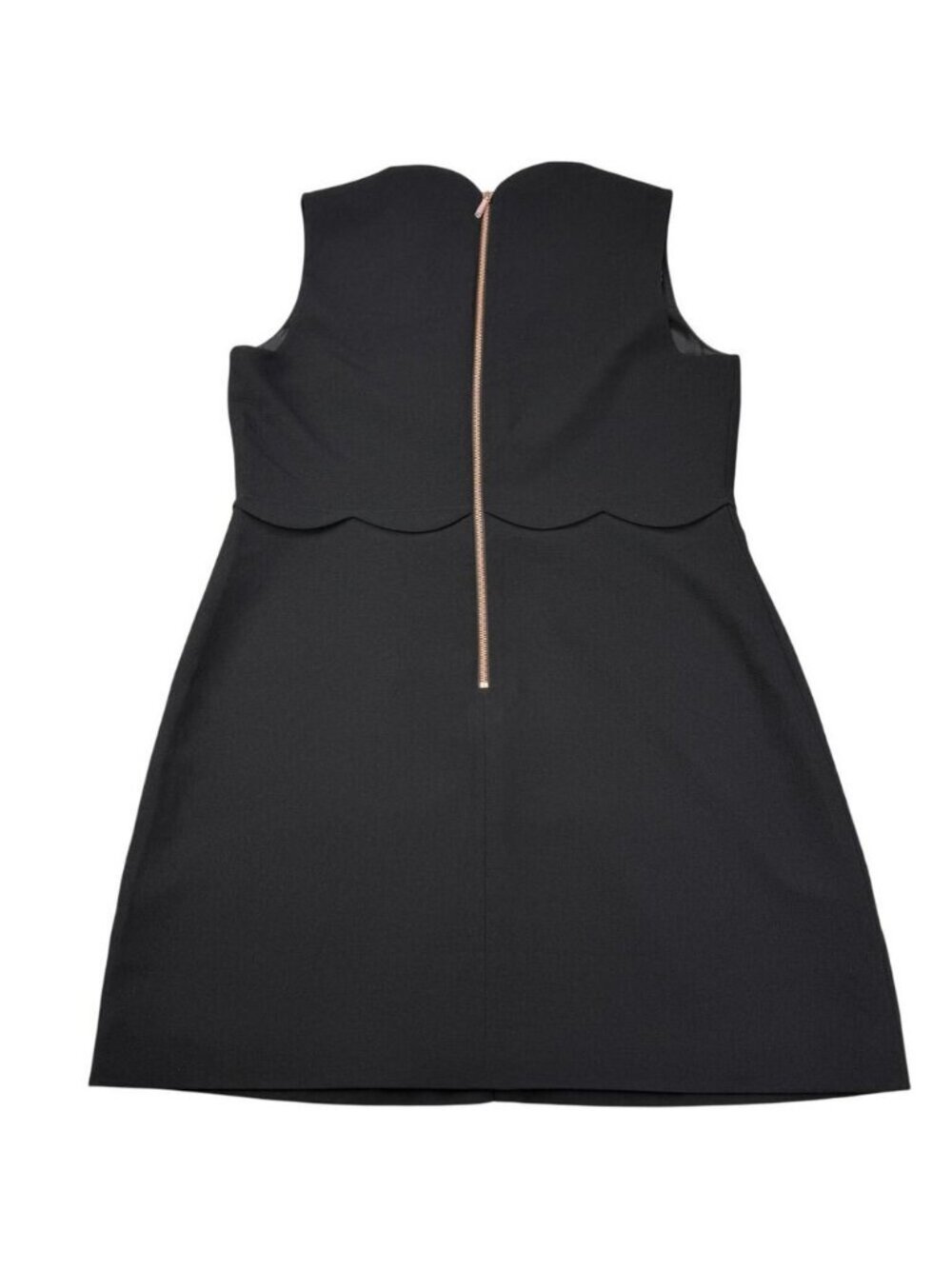 Ted Baker London Rubeyed Scallop Edge A-Line Dress - Picture 6 of 8